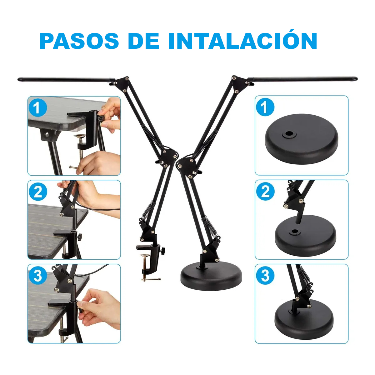 Miniatura 3 de Lampara De Escritorio Articulado Led